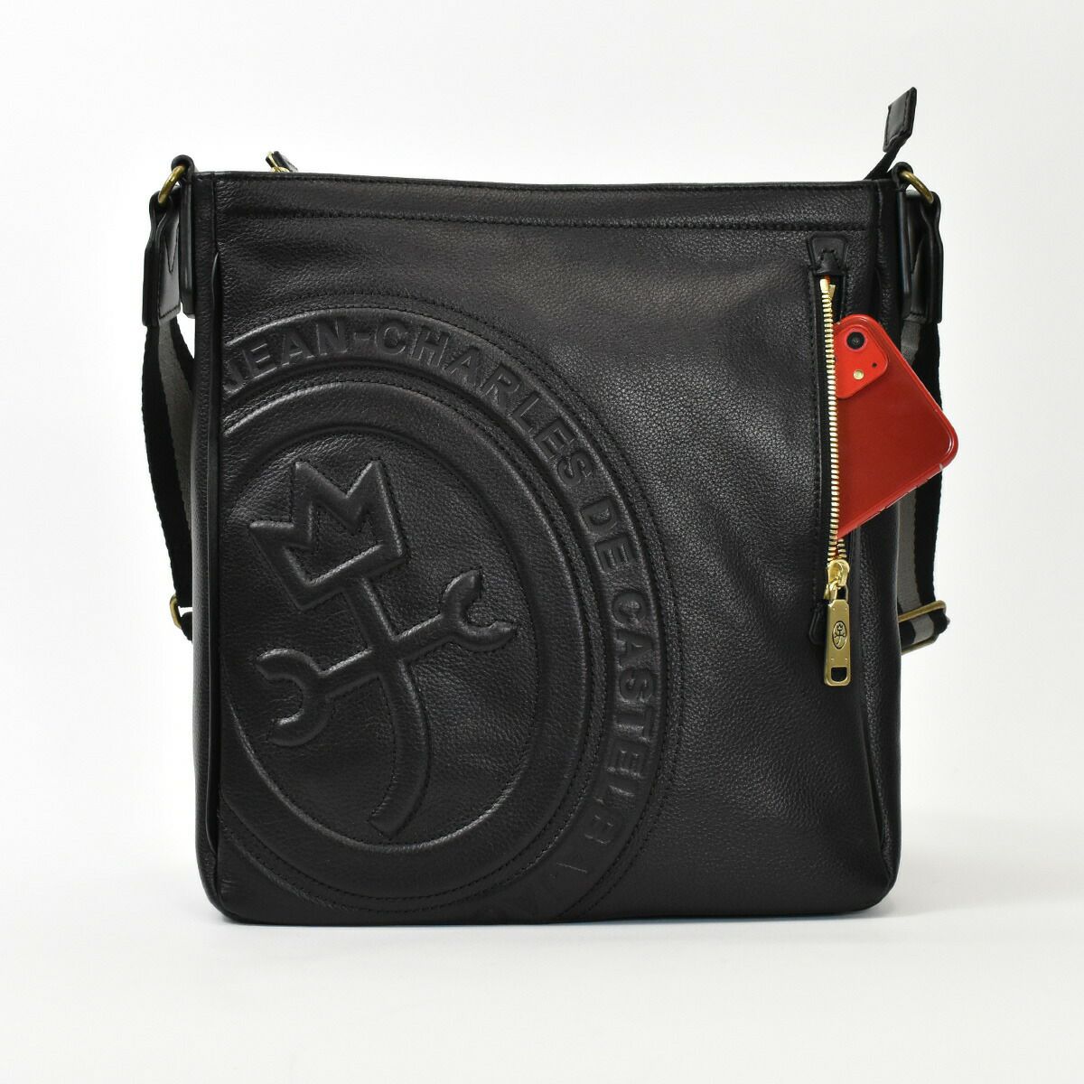 カステルバジャックロンド・シリーズ本革ショルダーバッグ