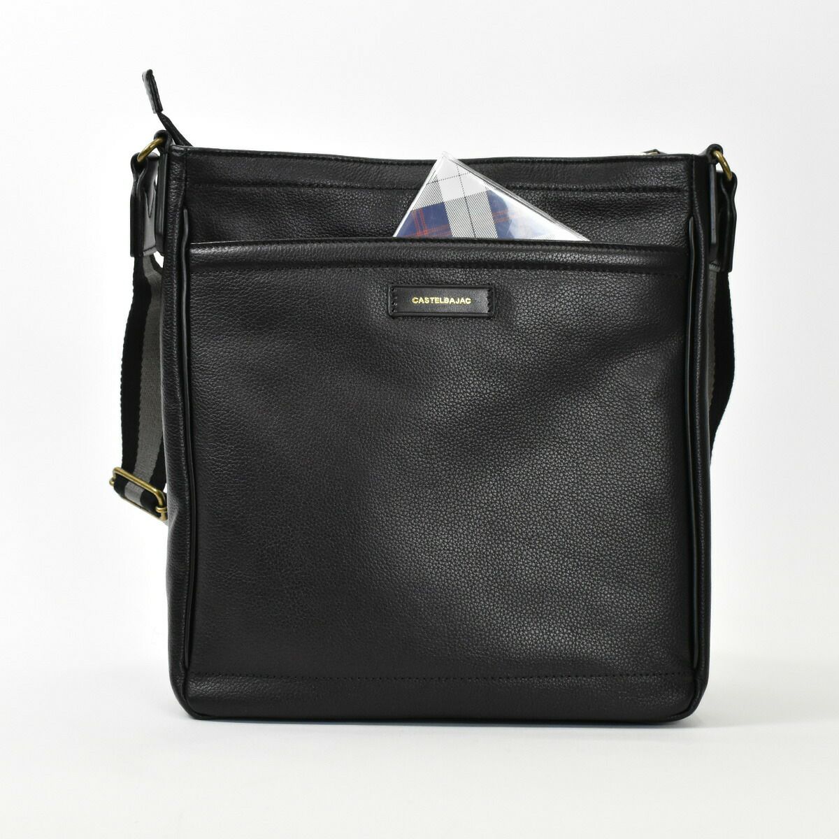 カステルバジャックロンド・シリーズ本革ショルダーバッグ
