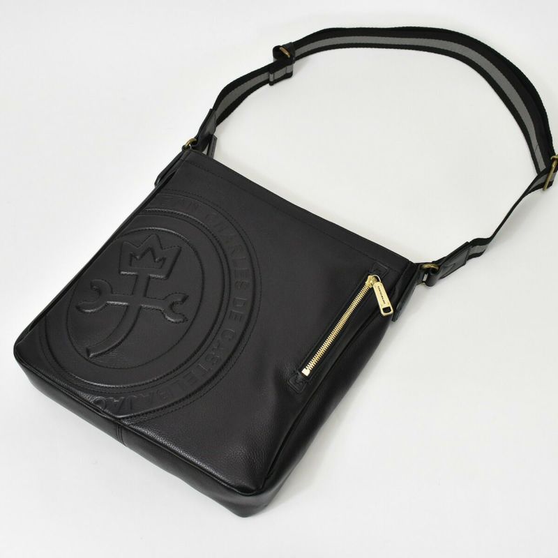 【ポイント最大30倍】カステルバジャックCASTELBAJACロンド本革B5大サイズショルダーバッグ85102|薄マチタイプショルダーバックショルダーメンズレザー革バッグ肩掛けバック肩掛けバッグプレゼント彼氏男性誕生日プレゼントギフト