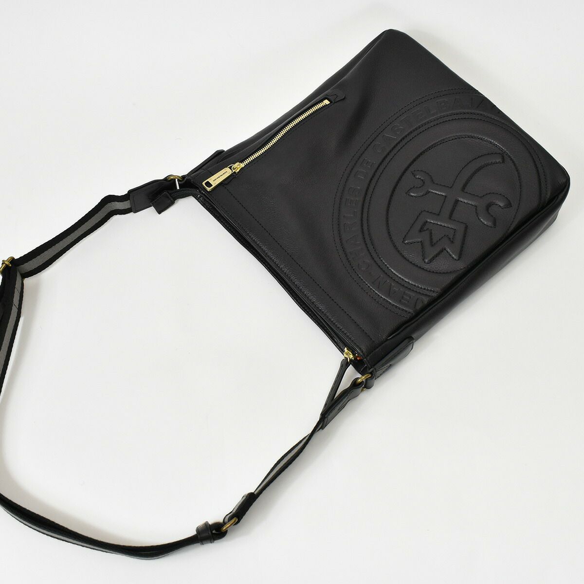 【ポイント最大30倍】カステルバジャックCASTELBAJACロンド本革B5大サイズショルダーバッグ85102|薄マチタイプショルダーバックショルダーメンズレザー革バッグ肩掛けバック肩掛けバッグプレゼント彼氏男性誕生日プレゼントギフト