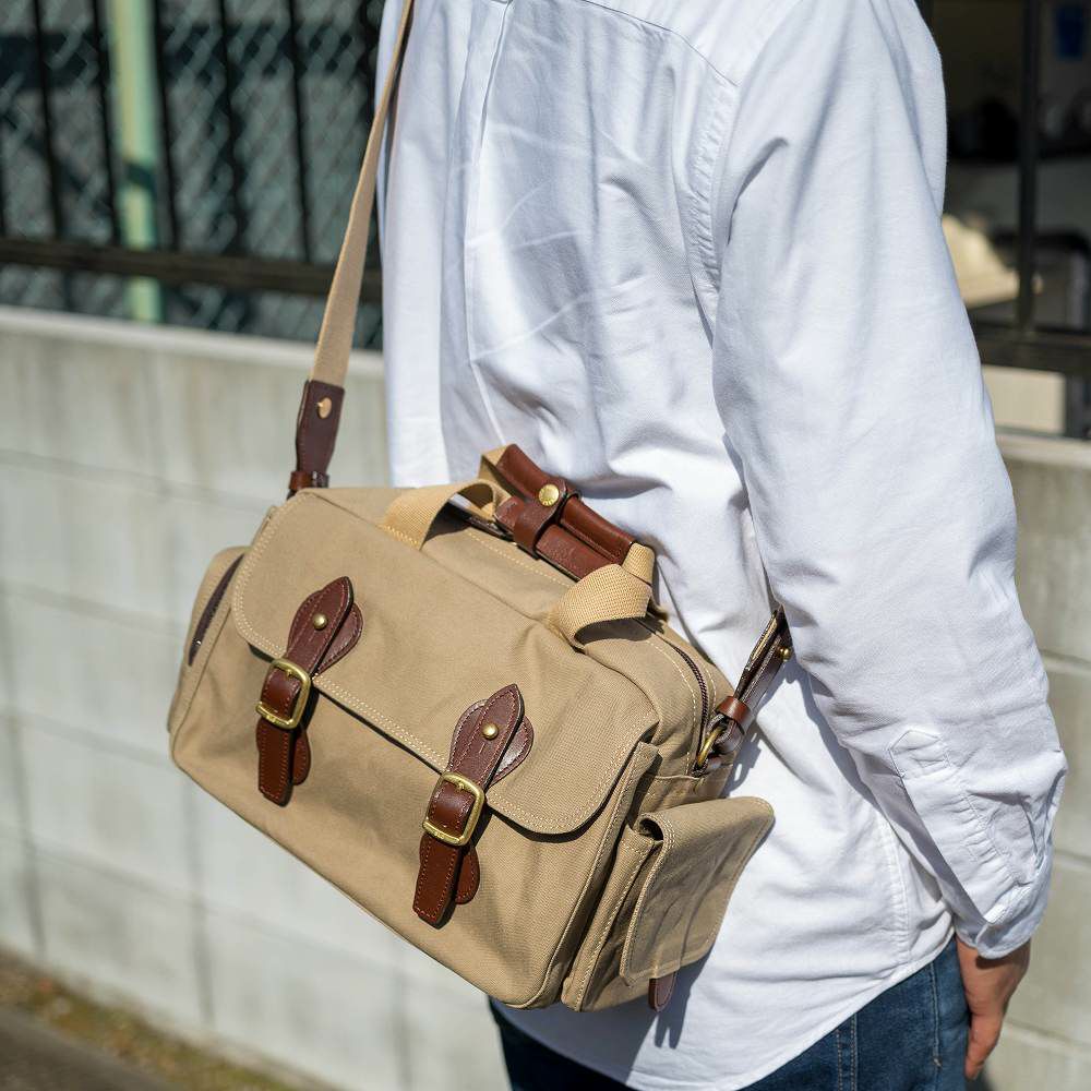 シルバーレイククラブこだわりの帆布シリーズ2wayボストン型ショルダーバッグB5サイズ対応