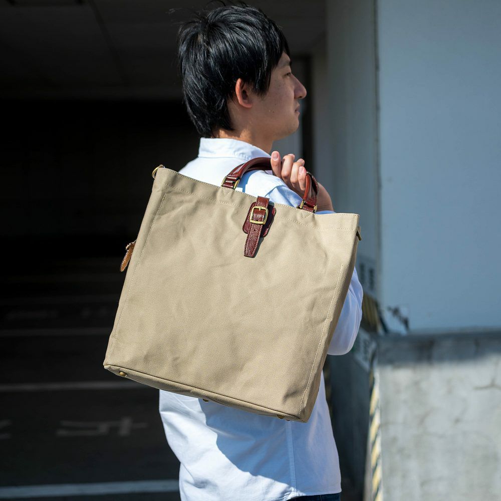 シルバーレイククラブこだわりの帆布シリーズ2wayトートバッグタテ型Mサイズ