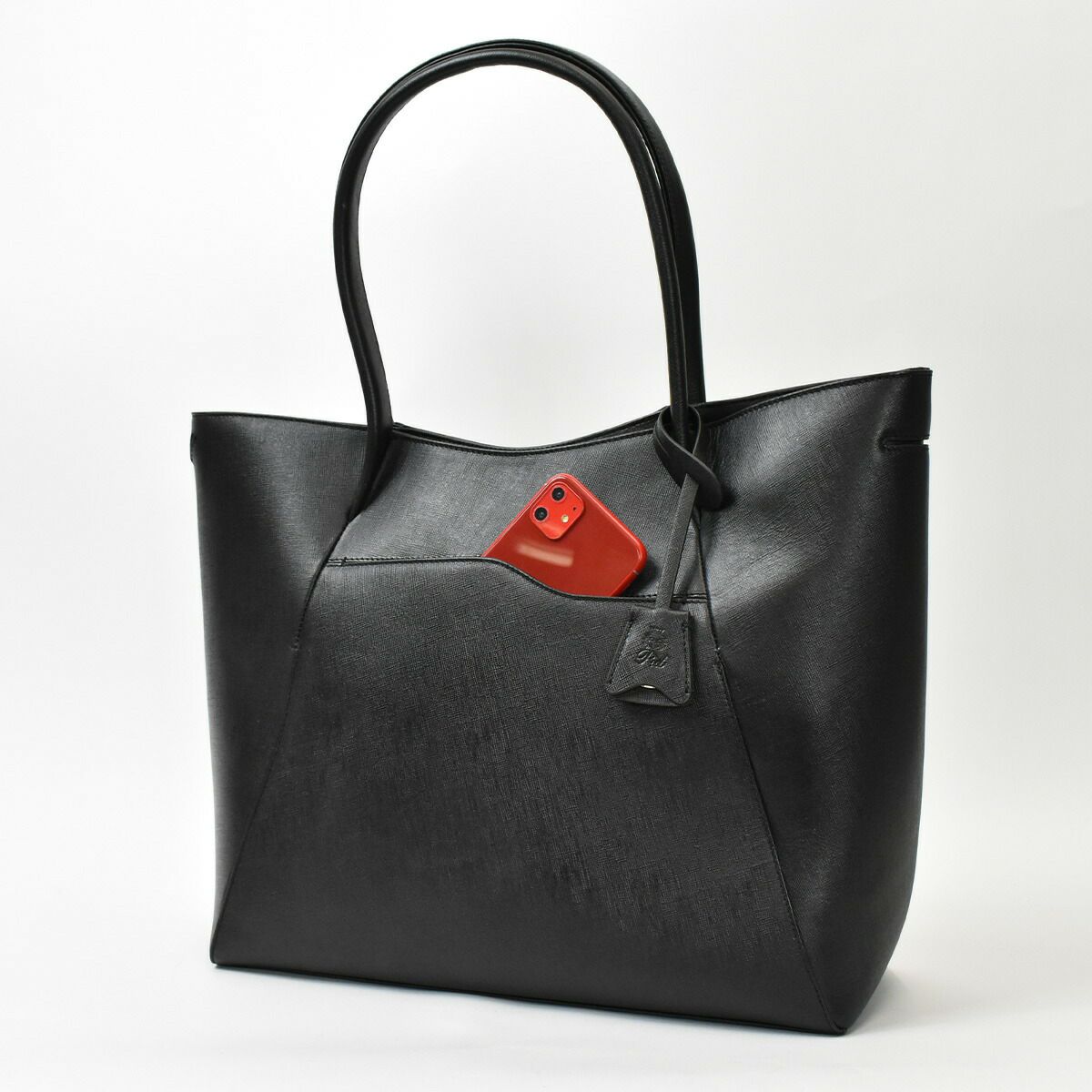 PIDピーアイディーセルヴァ本革トートバッグキズが付きにくい角シボ加工牛革ビジネストート通勤カバン本革ビジネスバッグA4ビジネス