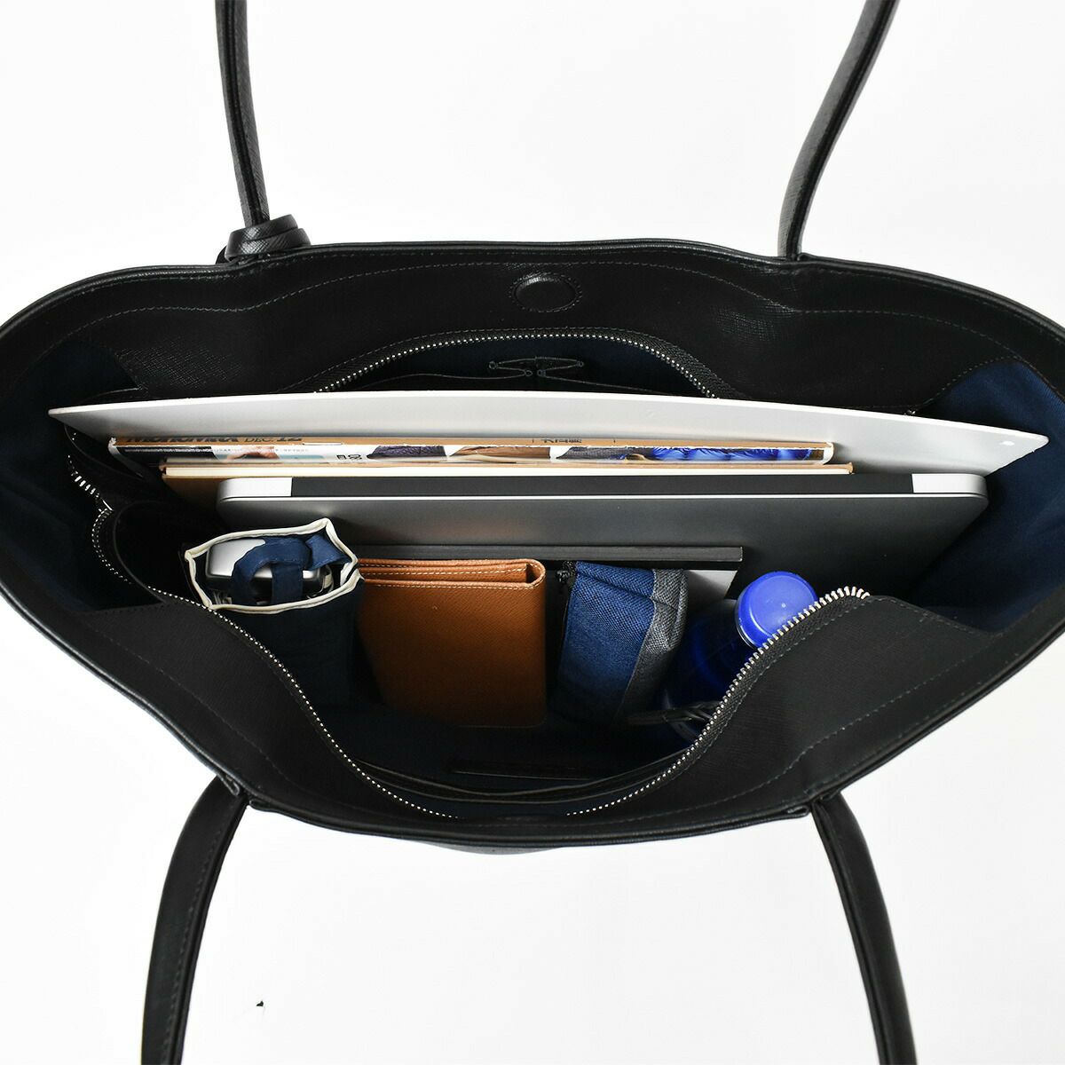 PIDピーアイディーセルヴァ本革トートバッグキズが付きにくい角シボ加工牛革ビジネストート通勤カバン本革ビジネスバッグA4ビジネス