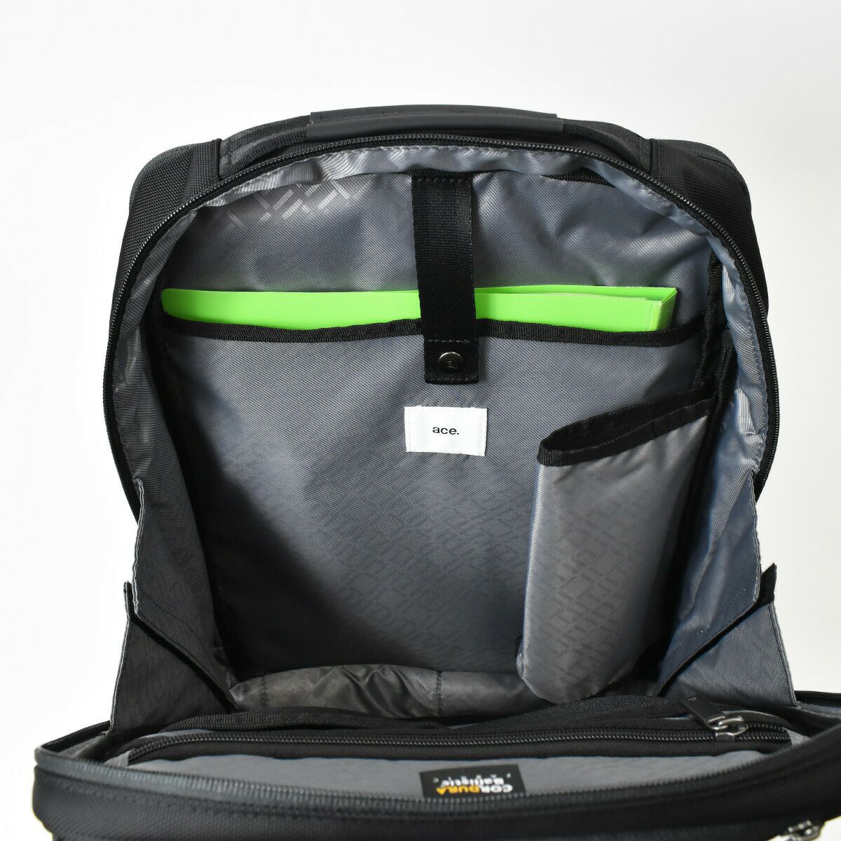 ace.GENE(エースジーンレーベル)ガジェタブルCBビジネスリュックA4ファイルサイズメンズ自転車防水撥水通勤パソコン収納２気室おしゃれかっこいいブラック黒ネイビー|リュックリュックサックバックパックバッグバックビジネス