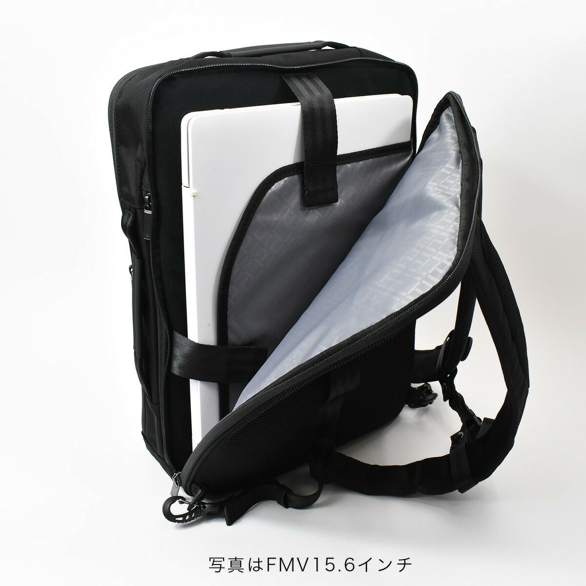 ace.GENE(エースジーンレーベル)ガジェタブルCBビジネスリュックB4サイズメンズ自転車防水撥水通勤パソコン収納２気室おしゃれかっこいいブラック黒ネイビー紺|リュックリュックサック軽量ビジネスバッグバック2wayacegene