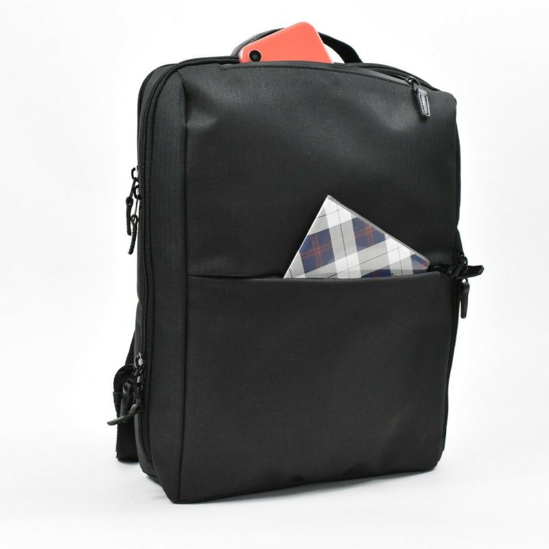 HARVEST(ハーヴェスト)moustasheontime(ムスタッシュ)ビジネスリュック通勤リュックブリーフケースリュック型ビジネス黒コングレー