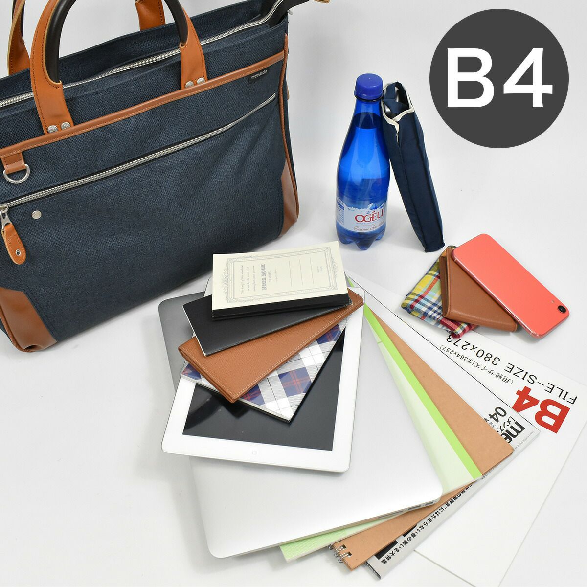 HARVEST(ハーヴェスト)MOUSTACHE(ムスタッシュ)2wayビジネスバッグA4サイズ通勤かばんブリーフケースエキスパンド機能黒コングレー