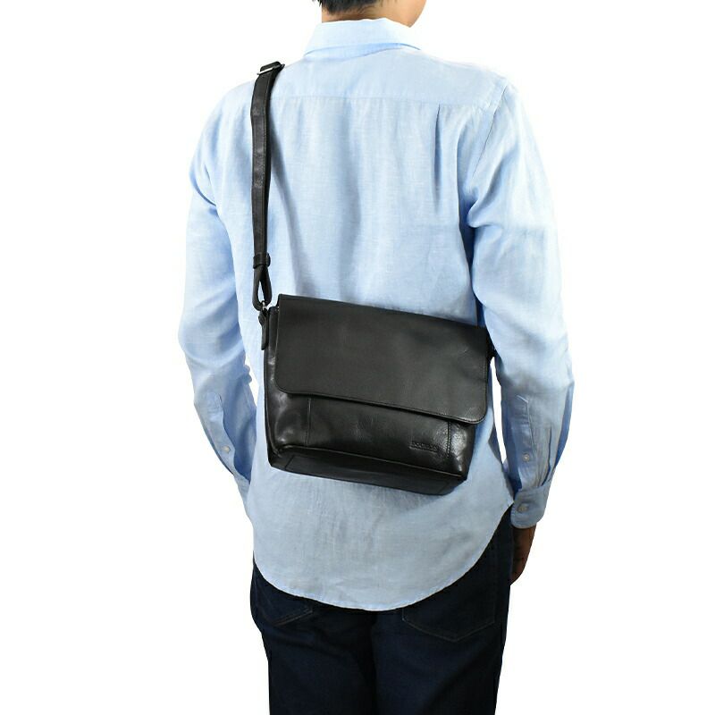 【ポイント10倍】HARVESTハーベストDOUBLESダブルス本革かぶせ型ショルダーバッグ斜め掛けショルダークロコンキャメル牛革ショルダームスタッシュ7422