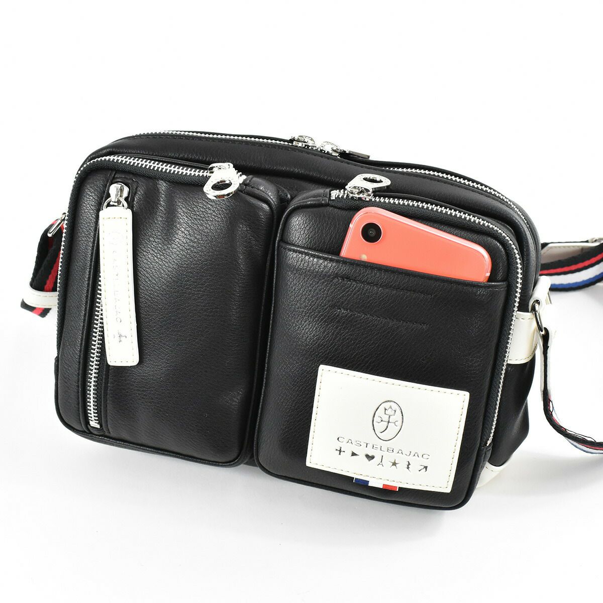 カステルバジャックローレンミニショルダーバッグCASTELBAJACバッグ撥水・防汚ユニセックス男女兼用ショルダー斜めがけショルダー