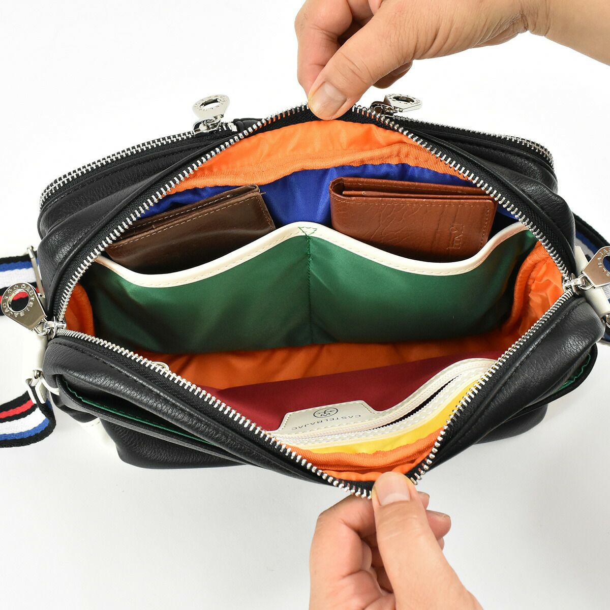 【10%OFFクーポン&P10倍】カステルバジャックCASTELBAJACローレンミニショルダーバッグショルダーバッグ撥水防汚ユニセックス男女兼用メンズレディース斜めがけショルダーショルダーバックショルダー