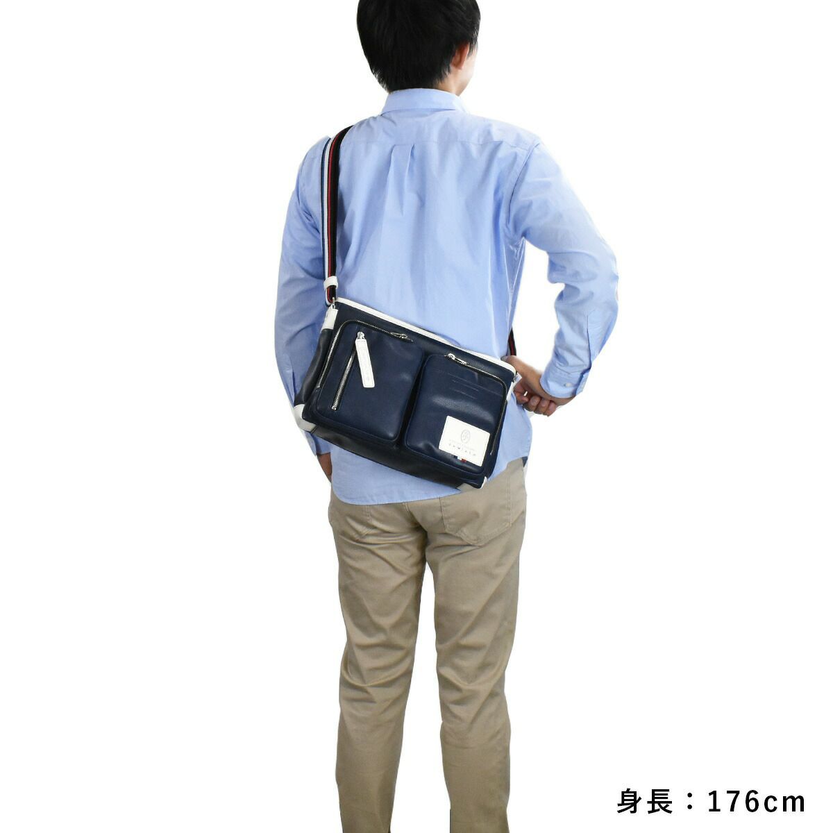 カステルバジャックローレンショルダーバッグA4ジャストサイズCASTELBAJACバッグ撥水・防汚ユニセックス男女兼用ショルダー斜めがけショルダー