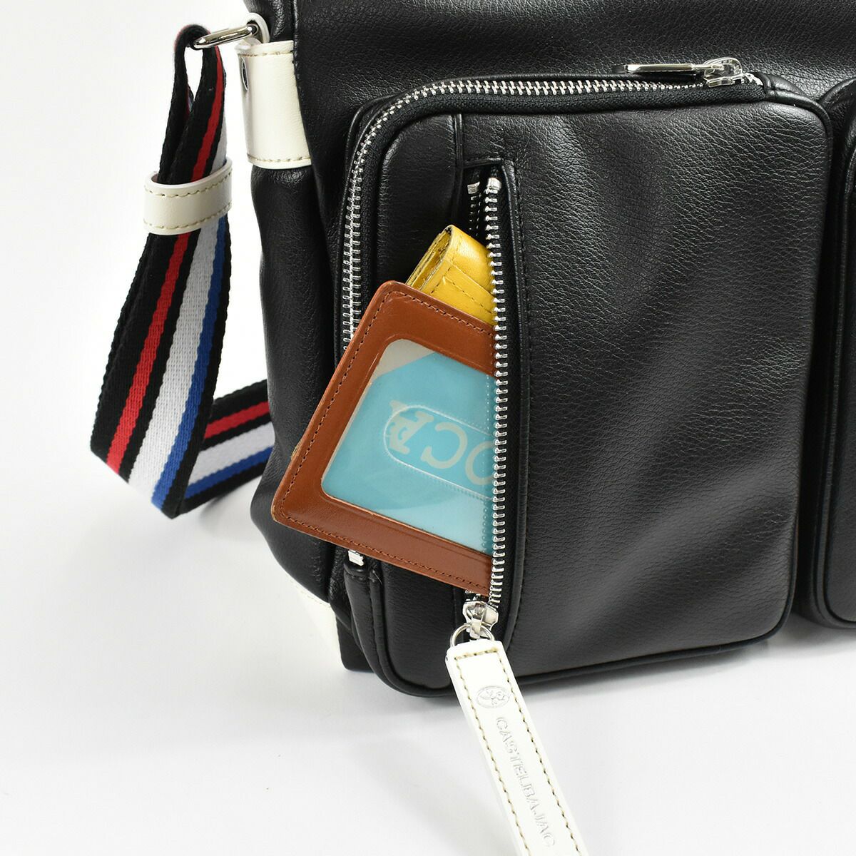 カステルバジャックローレンショルダーバッグA4ジャストサイズCASTELBAJACバッグ撥水・防汚ユニセックス男女兼用ショルダー斜めがけショルダー