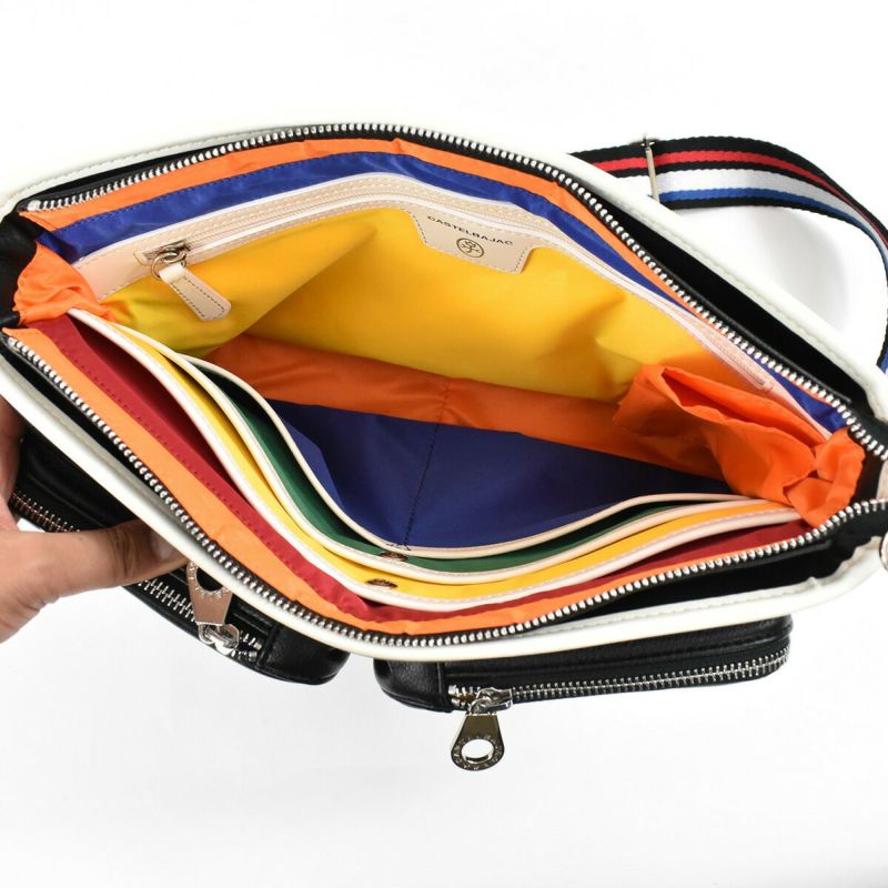 カステルバジャックローレンショルダーバッグA4ジャストサイズCASTELBAJACバッグ撥水・防汚ユニセックス男女兼用ショルダー斜めがけショルダー