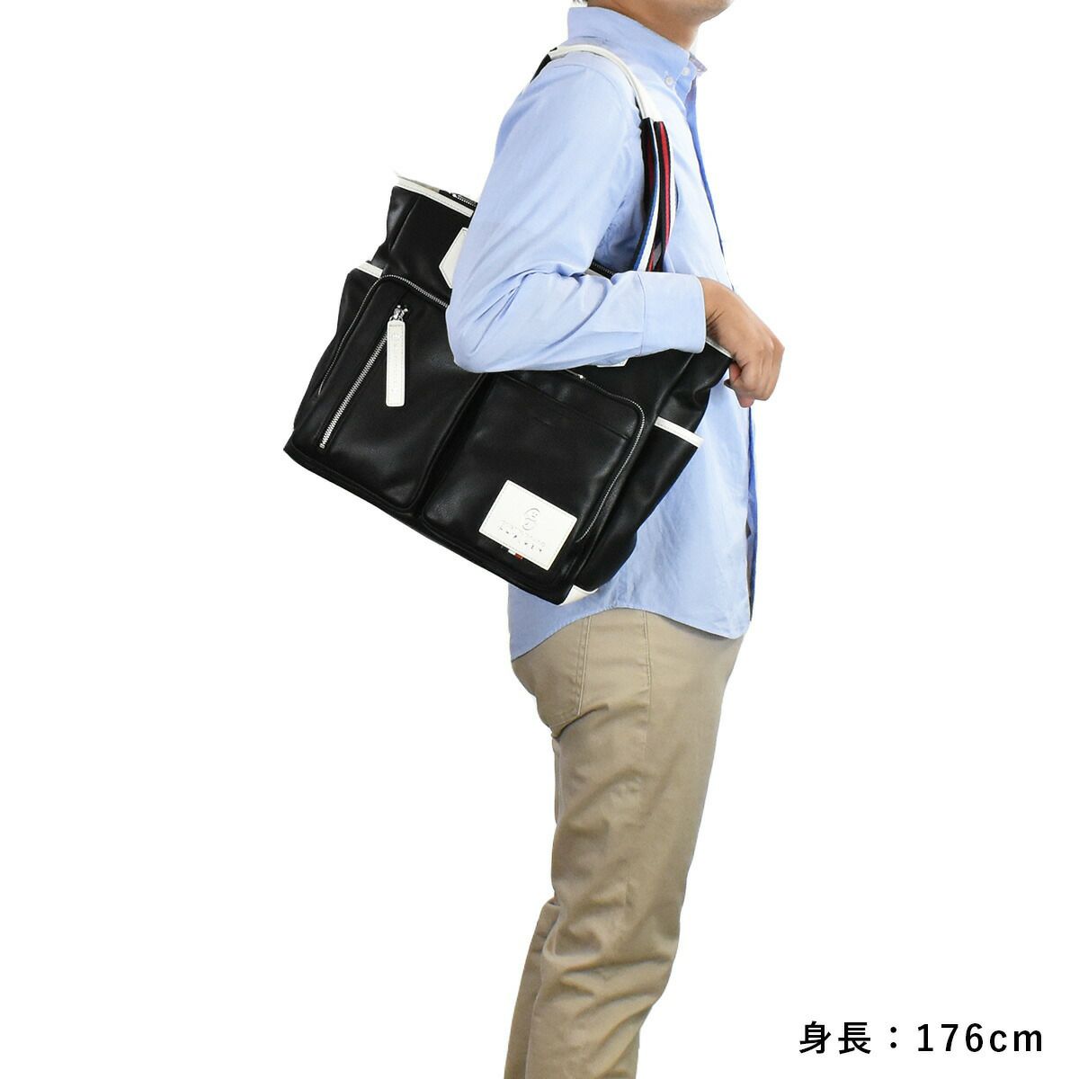 カステルバジャックローレントートバッグA4ファイル対応CASTELBAJACバッグ撥水・防汚ユニセックス男女兼用トートレディーストート