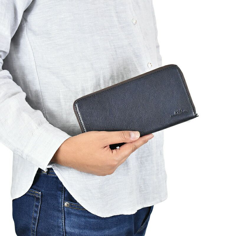 【最大500円OFFクーポン&P10倍!】AXEアックスラウンドファスナー長財布|メンズ本革革レザー財布札入れサイフ薄いウォレットロングウォレットメンズ財布クリスマスクリスマスプレゼントギフトプレゼント彼氏薄型おしゃれ