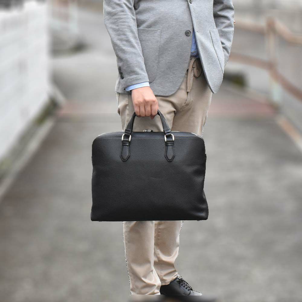 【ポイント10倍】ファイブウッズFIVEWOODSグレインGRAINA4ブリーフトートメンズ39091|ビジネスバッグビジネストートトートバッグトートレザートート本革トートバッグバックファスナー付き通勤レザー本革おしゃれFIVEWOODS