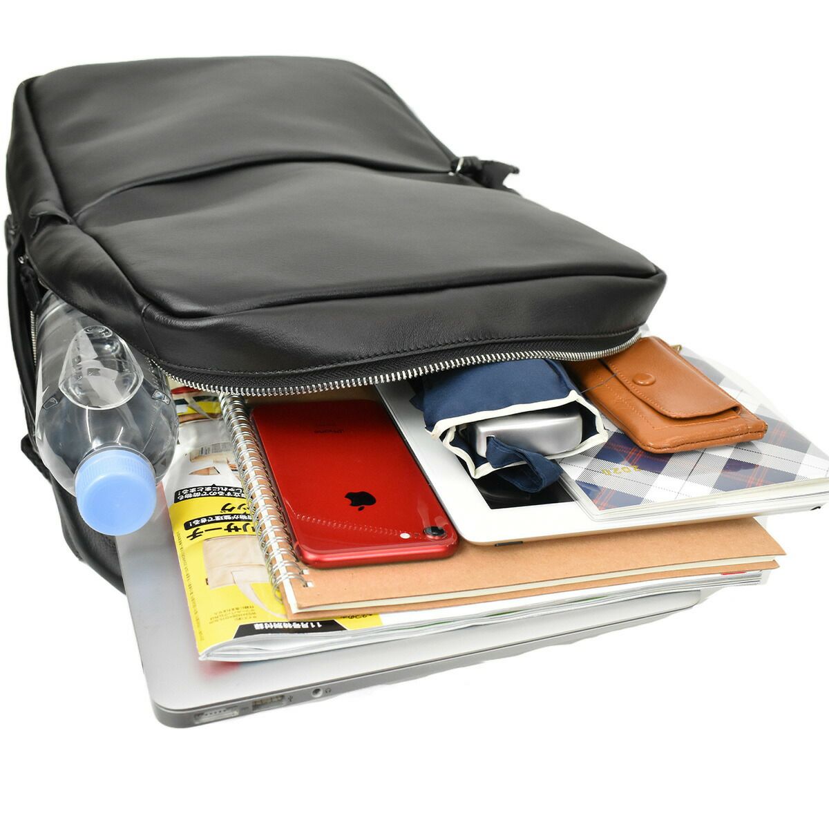 【ポイント10倍】Pidピーアイディーecrireエクリエールビジネスリュックpaz102|P.i.dA4B4防水撥水メンズビジネスリュックリュックサックリュック本革リュックバッグパックバックパックバッグバック通勤通学レザー本革革