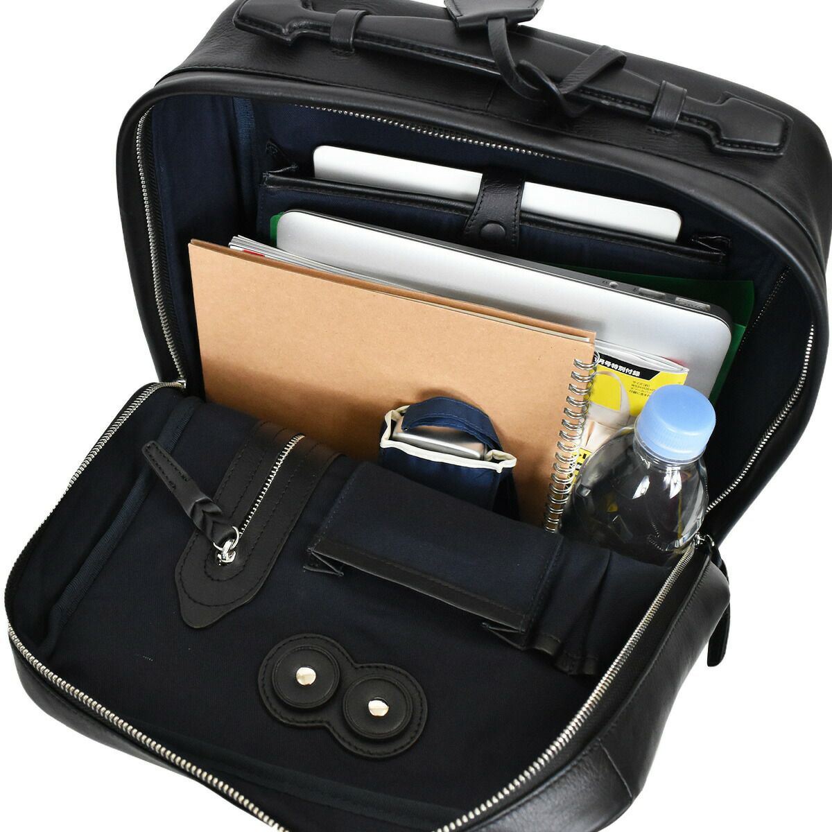 【ポイント10倍】Pidピーアイディーecrireエクリエールビジネスリュックpaz102|P.i.dA4B4防水撥水メンズビジネスリュックリュックサックリュック本革リュックバッグパックバックパックバッグバック通勤通学レザー本革革