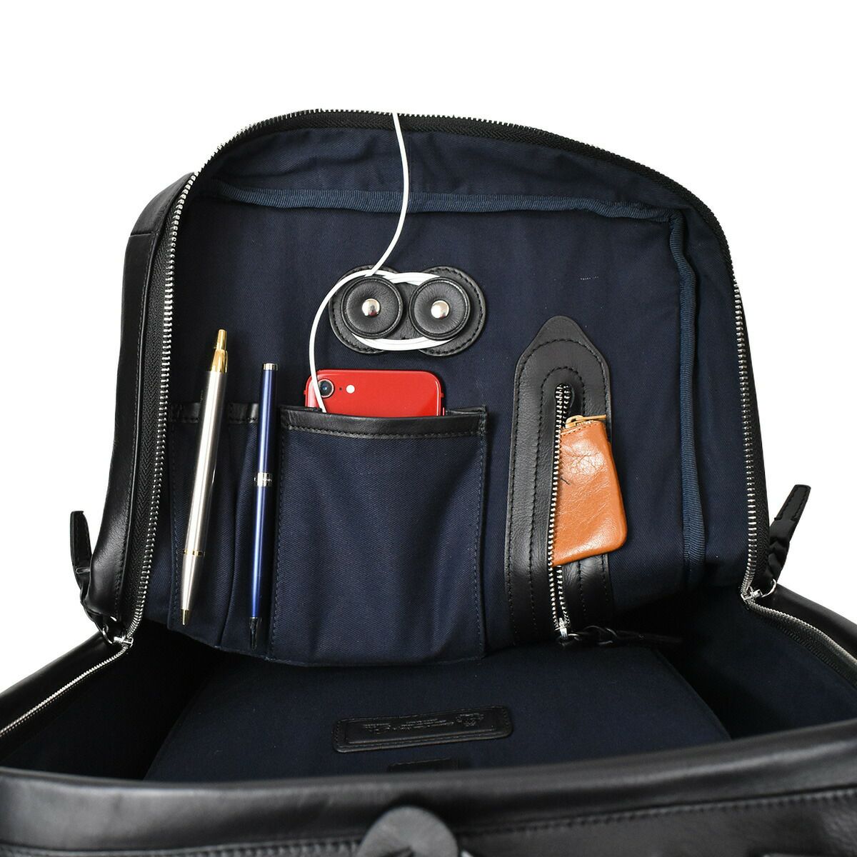 【ポイント10倍】Pidピーアイディーecrireエクリエールビジネスリュックpaz102|P.i.dA4B4防水撥水メンズビジネスリュックリュックサックリュック本革リュックバッグパックバックパックバッグバック通勤通学レザー本革革