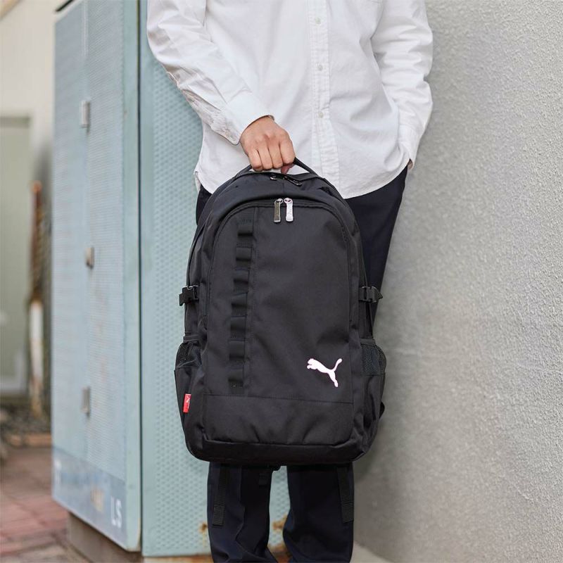 PUMAプーマリュック30L通学大容量リュックサックバックパック高校生中学生B4A4男子メンズスクールリュック通学カバンスポーツリュックスポーツシンプルブラック黒J20281