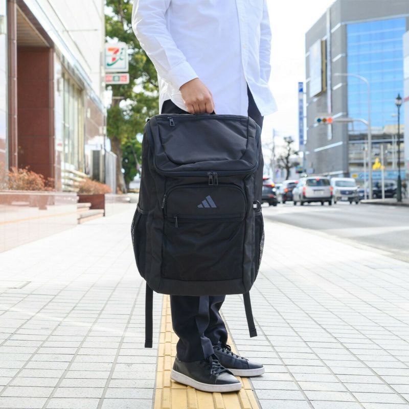 【2025新作】アディダスリュック35LB4A4adidas通学男子女子リュックサックメンズレディース中学生高校生女子高生男の子女の子スポーツリュック通学リュックスポーツボックス型大容量68562