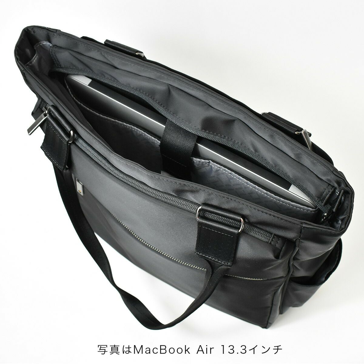 【500円OFFクーポン&最大41倍】ace.GENEエースジーンスリブライトトートバッグA462521タテ型|メンズレディースビジネストートトートバックトートビジネスバッグビジネスファスナー付きエース小さめ人気ブランドおすすめacegene