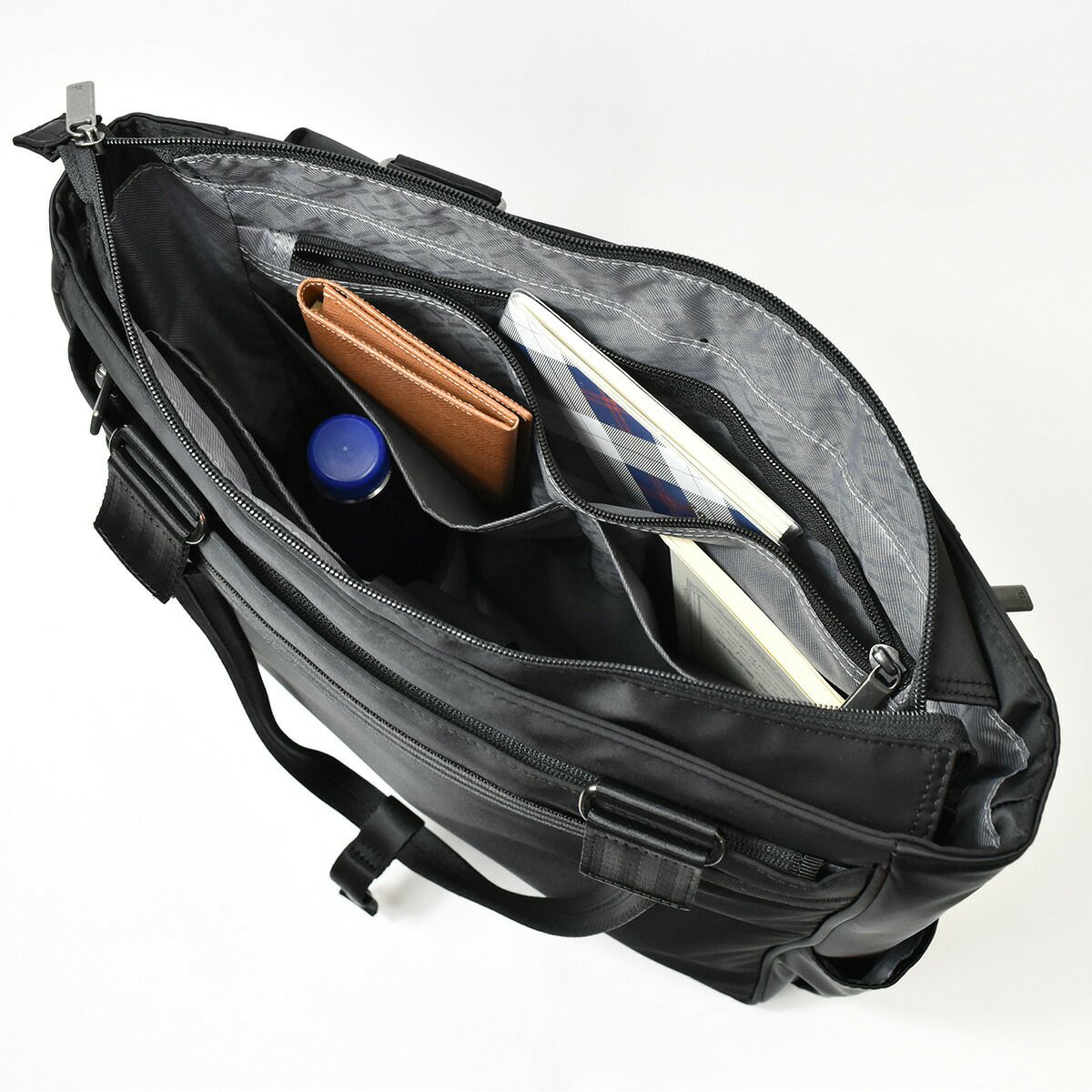 【500円OFFクーポン&最大41倍】ace.GENEエースジーンスリブライトトートバッグA462521タテ型|メンズレディースビジネストートトートバックトートビジネスバッグビジネスファスナー付きエース小さめ人気ブランドおすすめacegene