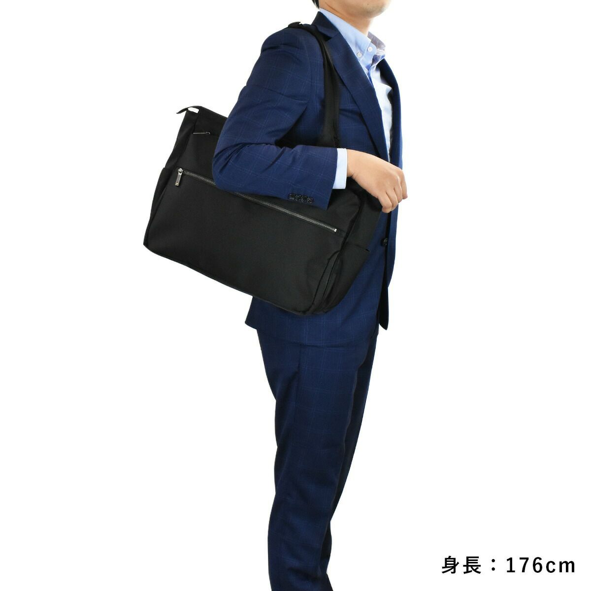 【500円OFFクーポン&最大41倍】ace.GENEエースジーンスリブライトトートバッグB462522ヨコ型|メンズレディースビジネストートトートバックトートビジネスバッグビジネスファスナー付きエース大きめ人気ブランドおすすめacegene