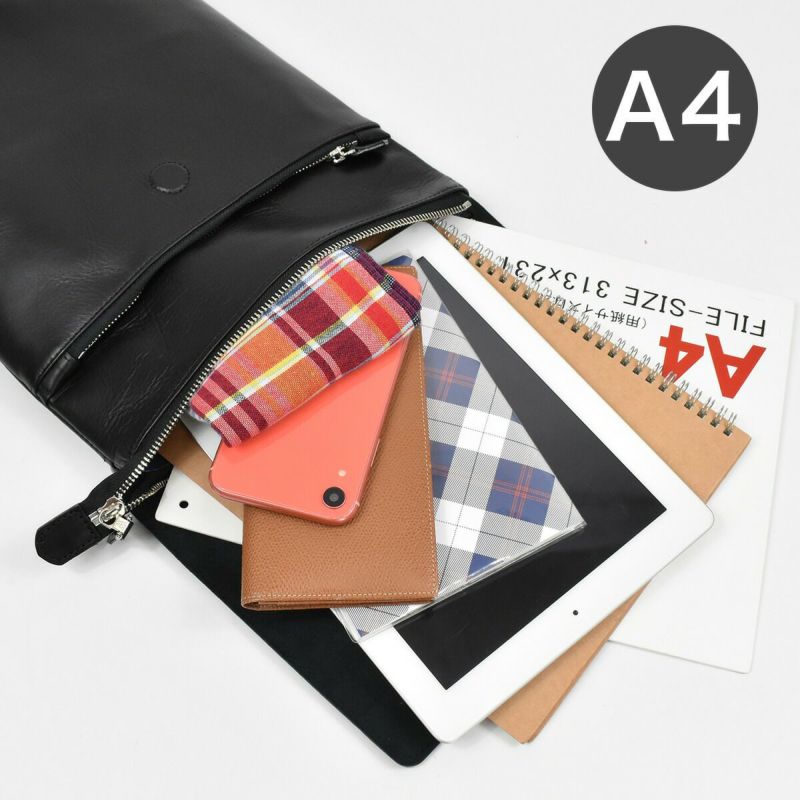 【ポイント最大32倍★4/1限定】ファイブウッズFIVEWOODSショルダーバッグプラトウ39196|PLATEAUメンズショルダーバックメッセンジャーバッグ斜めがけレザー本革日本製通勤通学薄い軽量大人FIVEWOODSプレゼント彼氏男性ブランド