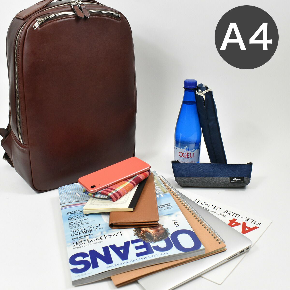 【1,000円OFFクーポン&最大30倍】ファイブウッズFIVEWOODSビジネスリュックメンズA4本革PLATEAU39195|プラトウビジネスリュックリュックサックバックパックビジネスバッグ本革リュックレザーバック2way革レザー日本製おしゃれFIVEWOODS