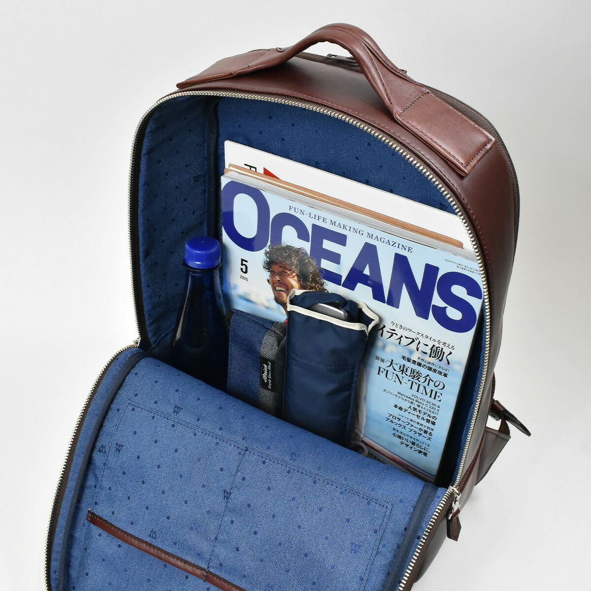 【1,000円OFFクーポン&最大30倍】ファイブウッズFIVEWOODSビジネスリュックメンズA4本革PLATEAU39195|プラトウビジネスリュックリュックサックバックパックビジネスバッグ本革リュックレザーバック2way革レザー日本製おしゃれFIVEWOODS