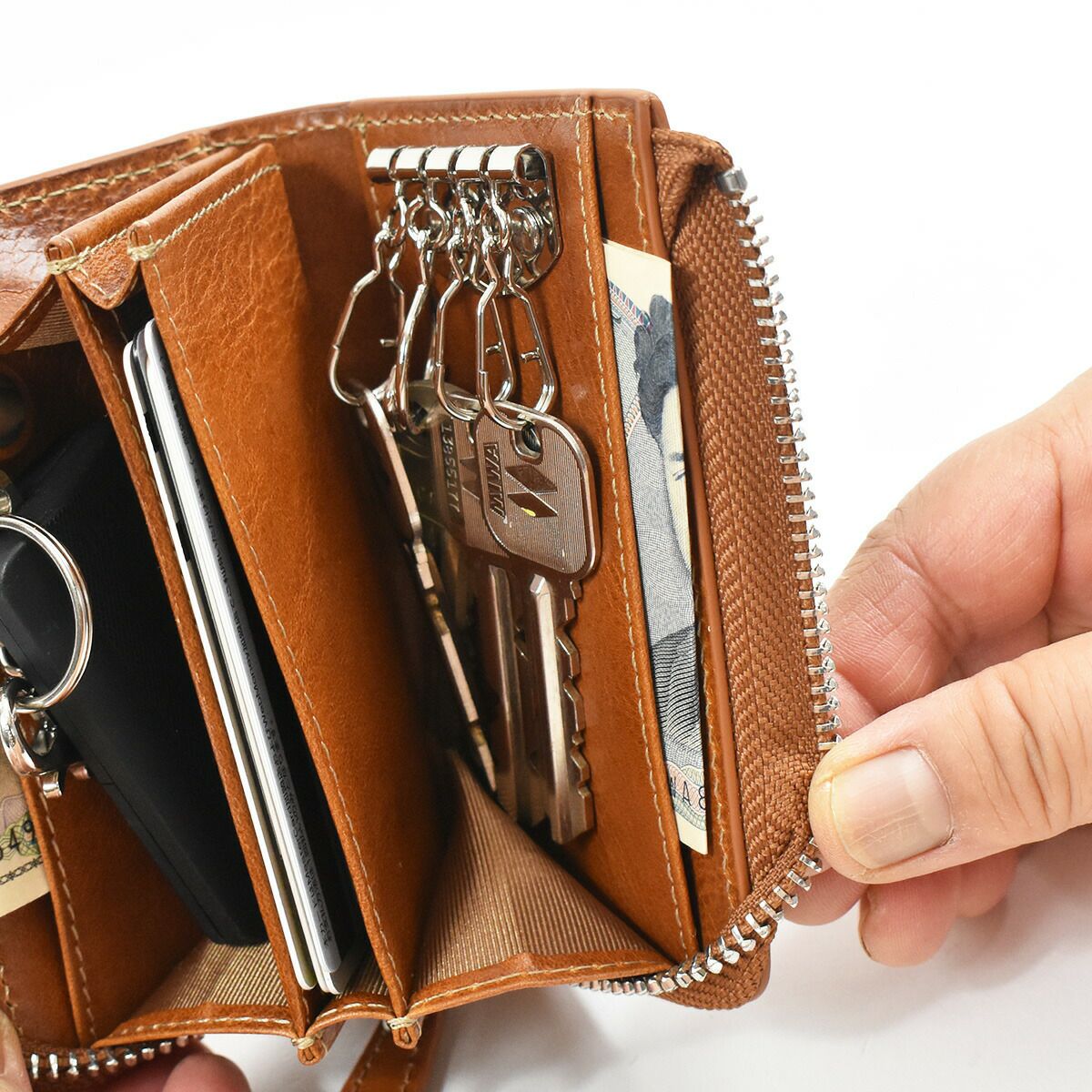 【ポイント最大34倍★6/25限定】ゾナールZONALeキーケース本革革レザーメンズレディースレンジナRENZINAスマートキーカードケース鍵ケース鍵入れ4連5連コンパクト人気ブランドかわいいキーケース大容量人気ギフトプレゼント31089