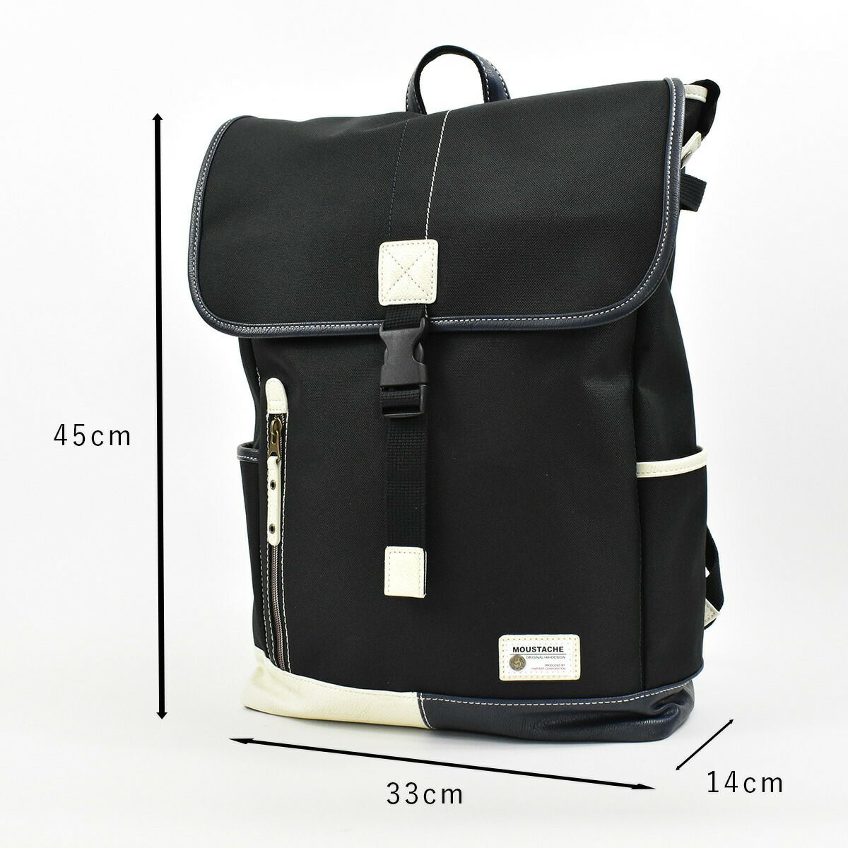 【ポイント最大27倍★7/1限定】MOUSTACHEムスタッシュリュックメンズレディースB418Lリュックサックリックサックバックパックかぶせ式通勤通学スクエアスクールリュックスポーツリュック高校生大学生人気おしゃれバッグバックYUQ5766