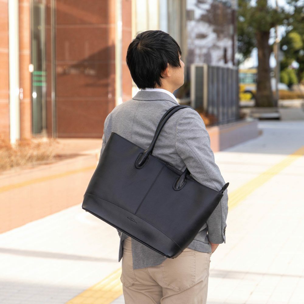 【P最大37倍|お買い物マラソン】JOYAジョヤトートバッグB4A4横型ヨコ型本革革レザーメンズレディーストートトートバックメンズトートバックレザートートビジネスシンプルブランドおしゃれファスナー付き肩掛けカバン大容量通勤J4001