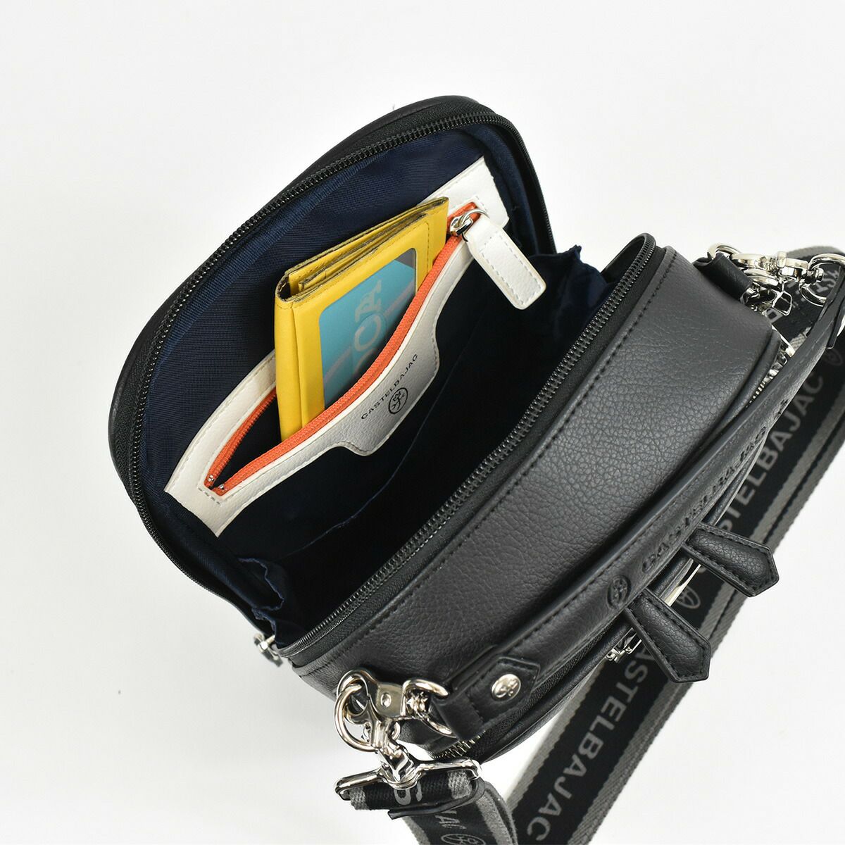 【ポイント最大25倍】カステルバジャックショルダーバッグバッグCASTELBAJACソルベメンズレディースミニショルダーショルダーバックショルダー合皮斜めがけバック斜め掛け肩掛けカバンボディバッグブランド軽量小さめ小さい52103