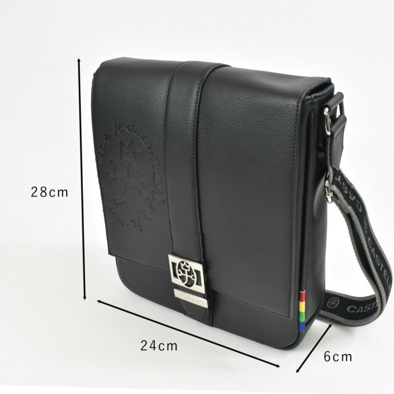 【ポイント最大25倍】カステルバジャックショルダーバッグバッグCASTELBAJACB5ソルベメンズレディースショルダーバックショルダー合皮斜めがけバック斜め掛けバッグ肩掛けカバンボディバッグブランド軽量大きめ大人おしゃれ52101