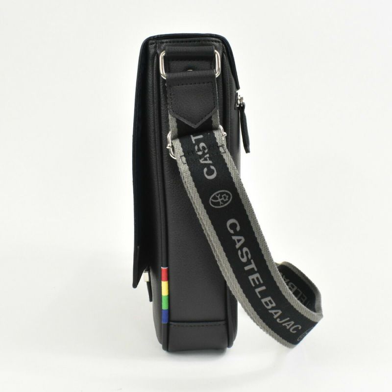 【ポイント最大25倍】カステルバジャックショルダーバッグバッグCASTELBAJACB5ソルベメンズレディースショルダーバックショルダー合皮斜めがけバック斜め掛けバッグ肩掛けカバンボディバッグブランド軽量大きめ大人おしゃれ52101
