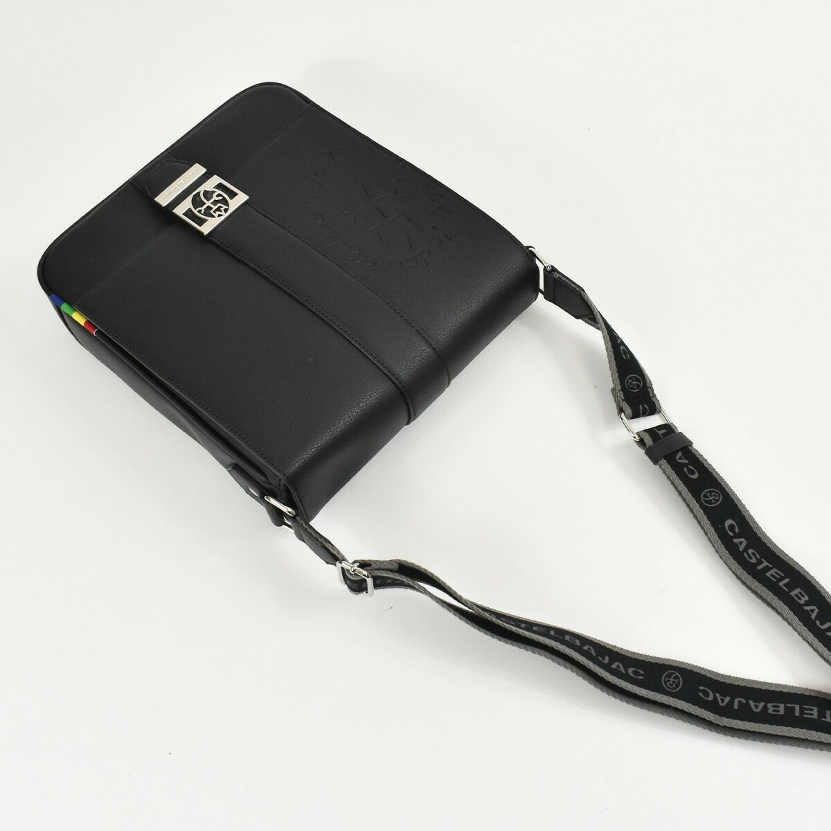 【ポイント最大25倍】カステルバジャックショルダーバッグバッグCASTELBAJACB5ソルベメンズレディースショルダーバックショルダー合皮斜めがけバック斜め掛けバッグ肩掛けカバンボディバッグブランド軽量大きめ大人おしゃれ52101