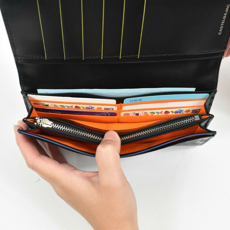 【ポイント最大27倍★48時間限定】カステルバジャック財布長財布メンズレディースタタンCASTELBAJACバジャック本革革レザーかぶせ式小銭入れ付き小銭入れあり札入れロングウォレット彼氏ギフトプレゼント人気ブランド薄い67615