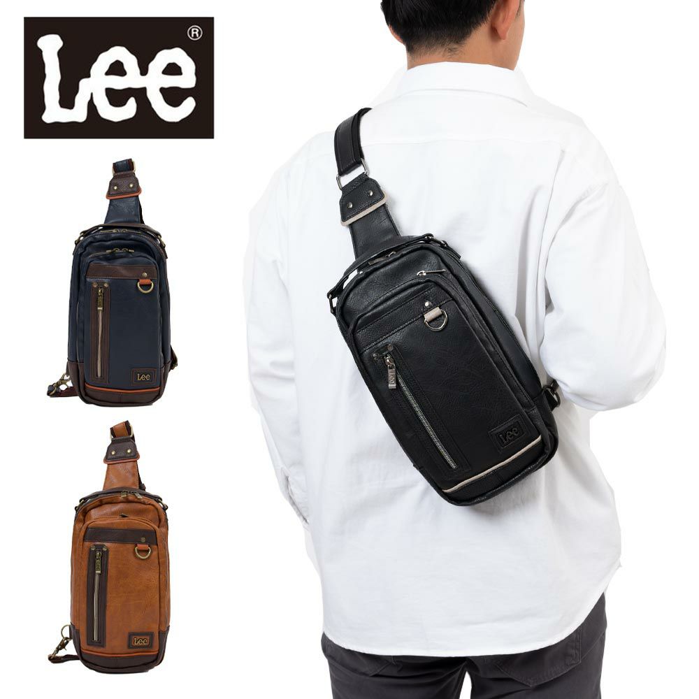 【P最大35倍|お買い物マラソン】Leeリーボディバッグメンズレディースブランドワンショルダーショルダーバックショルダーバッグボディーバッグボディバック斜め掛けバッグ斜めがけバッグ男女兼用人気かっこいいシンプルおしゃれ大人320-3100