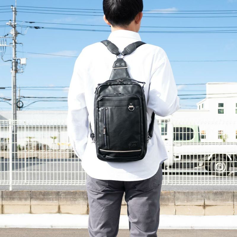 【ポイント最大38倍|10/5限定】Leeリーボディバッグリュックバッグメンズレディースブランドワンショルダーショルダーバッグリュックサックボディバック斜め掛けバッグ斜めがけバッグ男女兼用人気かっこいいシンプル合皮2WAY320-3101