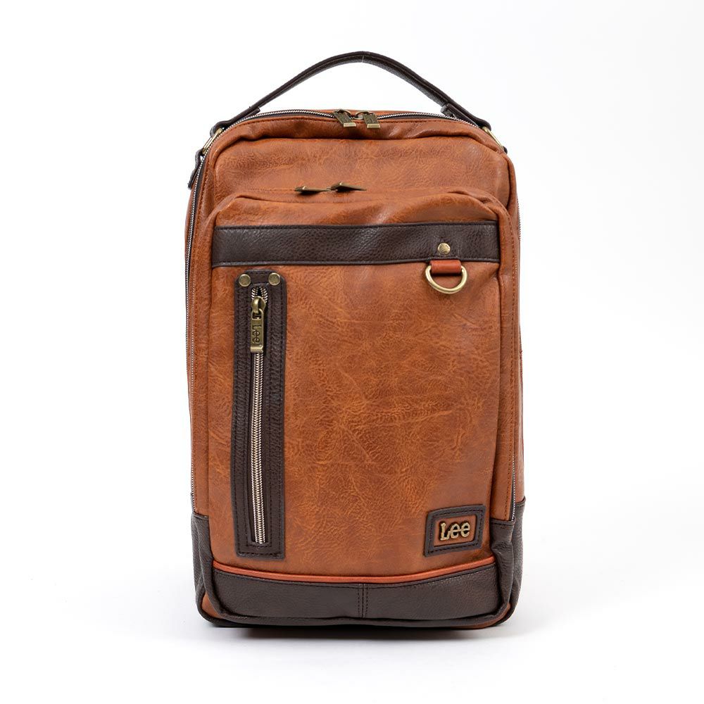 【ポイント最大38倍|10/5限定】Leeリーボディバッグリュックバッグメンズレディースブランドワンショルダーショルダーバッグリュックサックボディバック斜め掛けバッグ斜めがけバッグ男女兼用人気かっこいいシンプル合皮2WAY320-3101