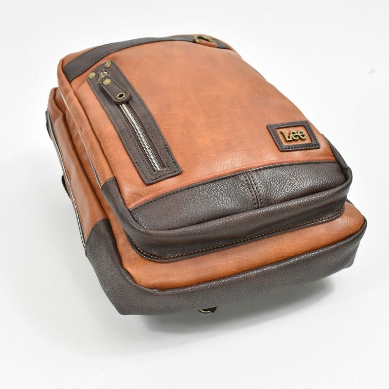 【ポイント最大38倍|10/5限定】Leeリーボディバッグリュックバッグメンズレディースブランドワンショルダーショルダーバッグリュックサックボディバック斜め掛けバッグ斜めがけバッグ男女兼用人気かっこいいシンプル合皮2WAY320-3101