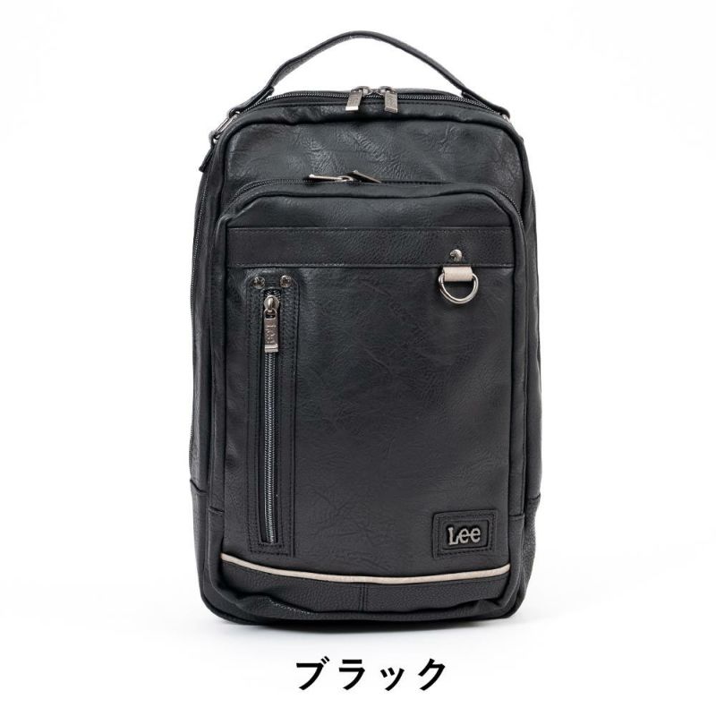 【ポイント最大38倍|10/5限定】Leeリーボディバッグリュックバッグメンズレディースブランドワンショルダーショルダーバッグリュックサックボディバック斜め掛けバッグ斜めがけバッグ男女兼用人気かっこいいシンプル合皮2WAY320-3101