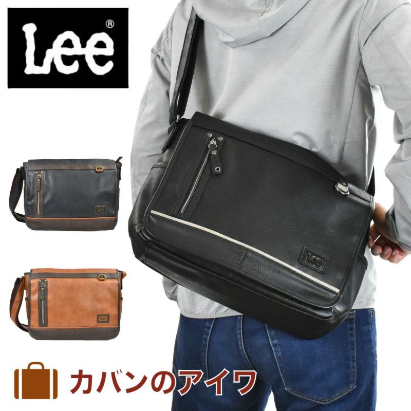 【ポイント最大38倍|10/5限定】LeeリーショルダーバッグバッグA4メンズレディースブランドショルダーバッグボディバッグ斜め掛けバッグ斜めがけバッグ肩掛けカバン斜めがけ斜め掛け人気かっこいいシンプル大人おしゃれ合皮320-3104