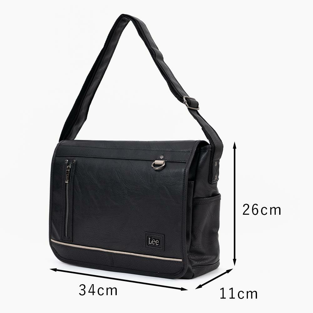 【ポイント最大38倍|10/5限定】LeeリーショルダーバッグバッグA4メンズレディースブランドショルダーバッグボディバッグ斜め掛けバッグ斜めがけバッグ肩掛けカバン斜めがけ斜め掛け人気かっこいいシンプル大人おしゃれ合皮320-3104