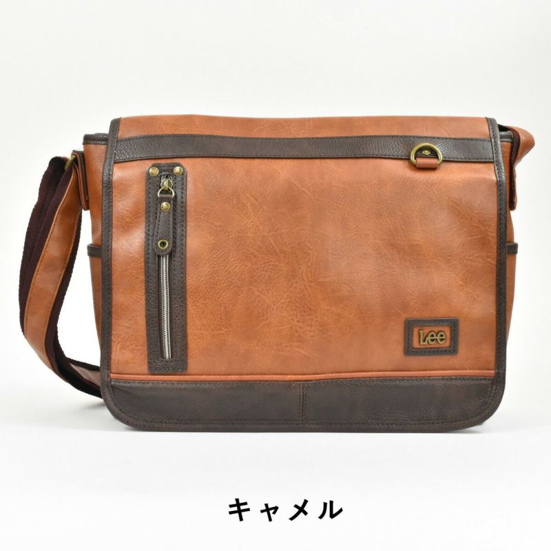 【ポイント最大38倍|10/5限定】LeeリーショルダーバッグバッグA4メンズレディースブランドショルダーバッグボディバッグ斜め掛けバッグ斜めがけバッグ肩掛けカバン斜めがけ斜め掛け人気かっこいいシンプル大人おしゃれ合皮320-3104