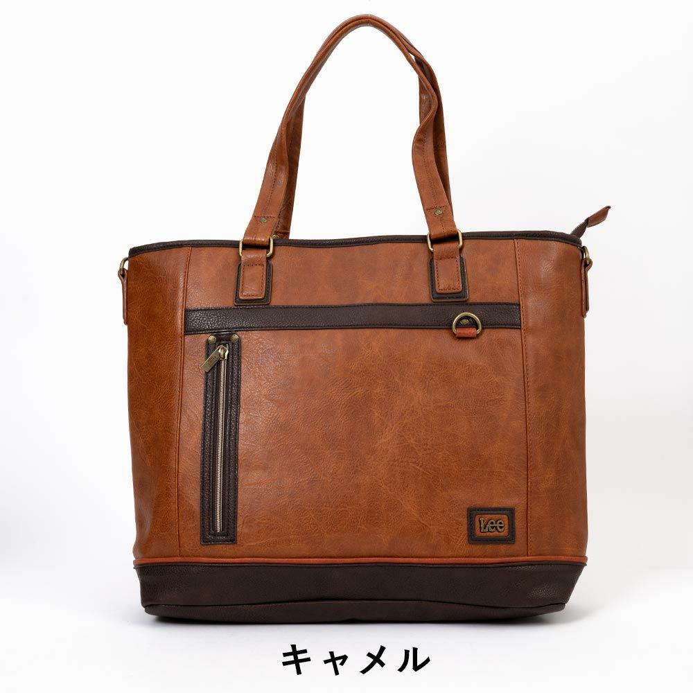 【ポイント最大38倍|10/5限定】LeeリートートバッグメンズレディースB4A4トートトートバックビジネストートバッグカジュアルトートバッグメンズトートバック肩掛けカバンシンプル人気おしゃれファスナー付き大きめ大容量320-3106