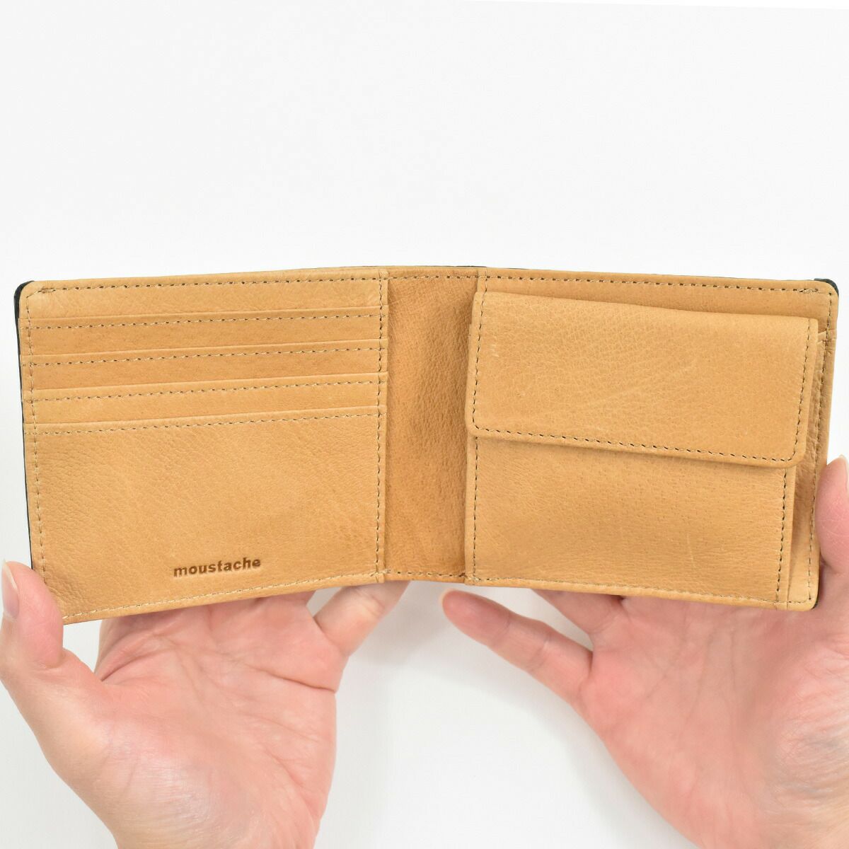【ポイント最大25倍】ムスタッシュmoustache財布二つ折りメンズレディース二つ折り財布本革革レザー2つ折り2つ折り財布ウォレット彼氏折りたたみギフトプレゼント人気ブランド薄い小銭入れあり小銭入れ付きミニ財布DBR-5403